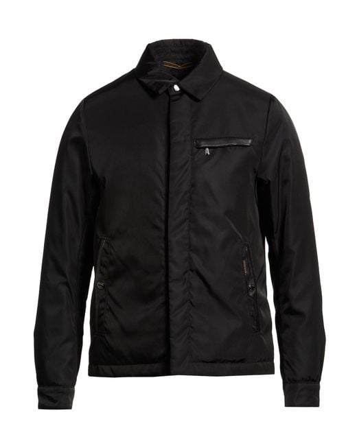 Moorer Black Jacket Polyamide for men