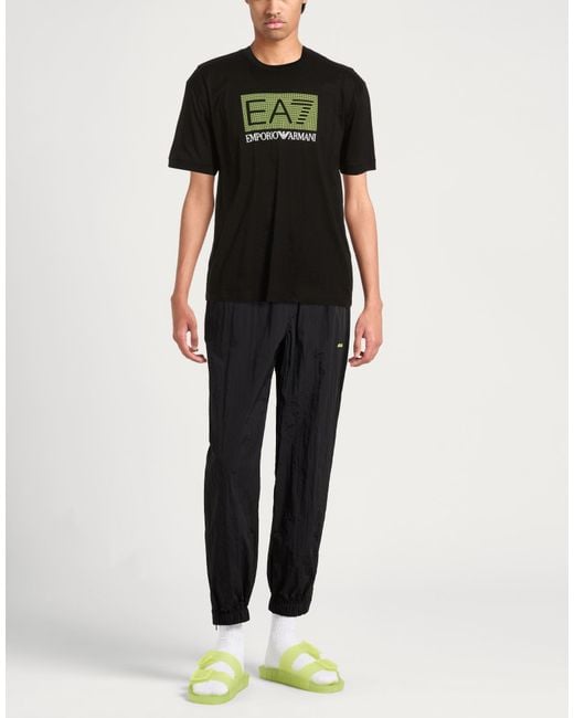 EA7 Black T-Shirts for men