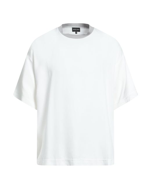 Giorgio Armani White T-Shirt for men