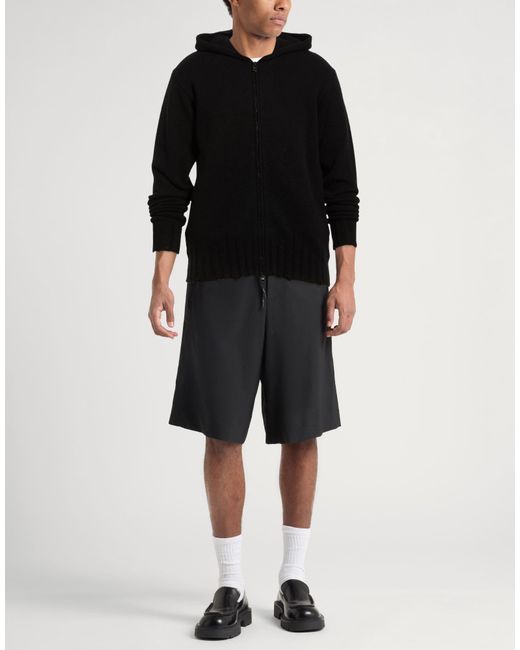 Giorgio Brato Black Cardigan Virgin Wool for men