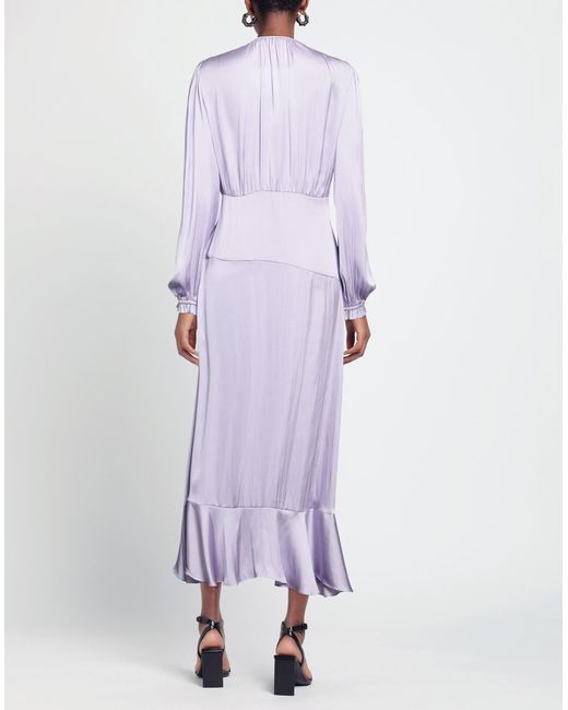 Maje Purple Midi Dress