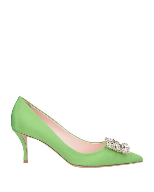 Roger Vivier Green Pumps