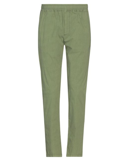 PMDS PREMIUM MOOD DENIM SUPERIOR Green Pants Cotton, Polyamide, Elastane for men