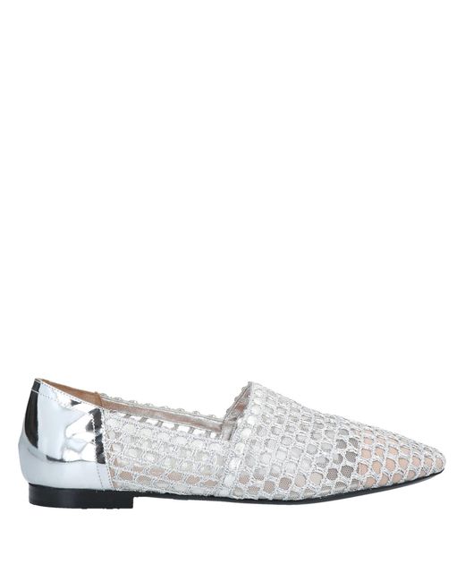 Emporio Armani White Ballet Flats