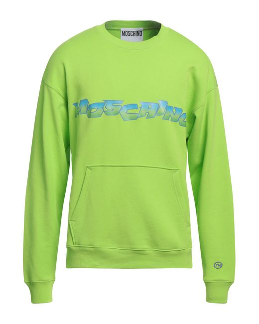 Moschino Green Sweatshirt for men