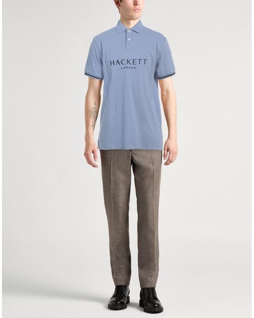 Polo Hackett de hombre de color Blue