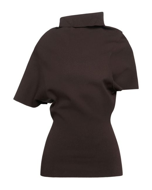 Rick Owens Black T-Shirt Viscose, Polyester, Polyamide, Elastane