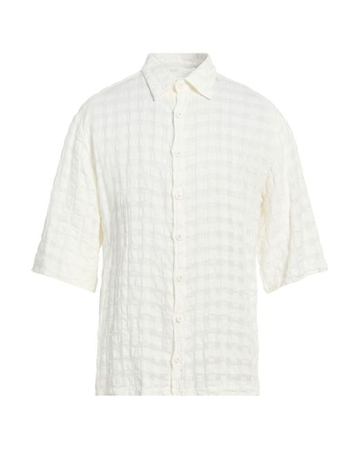 Costumein White Shirt Linen, Cotton for men