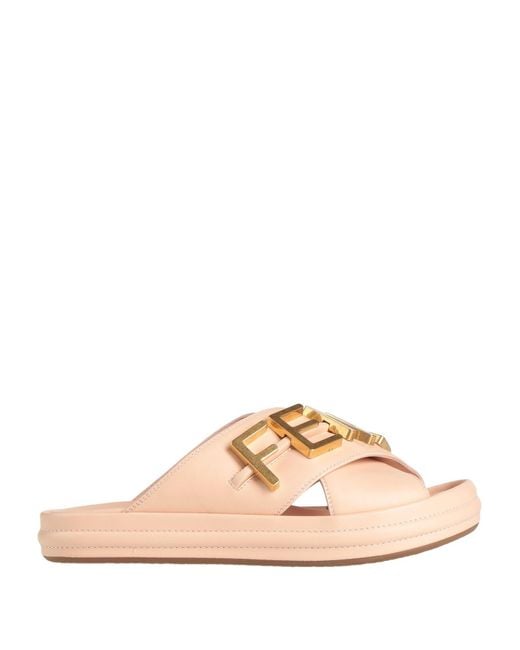 Fendi Pink Sandals