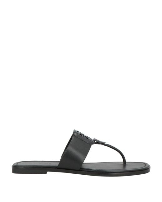 Tory Burch Black Thong Sandal