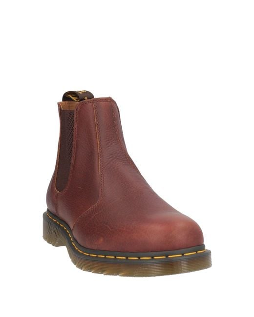 Dr. Martens Brown Ankle Boots for men
