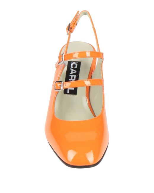 CAREL PARIS Orange Pumps