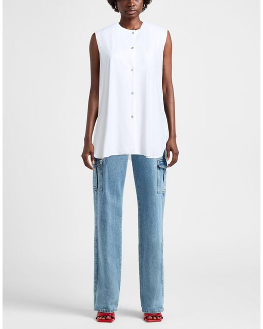 Camisa Rrd de color White
