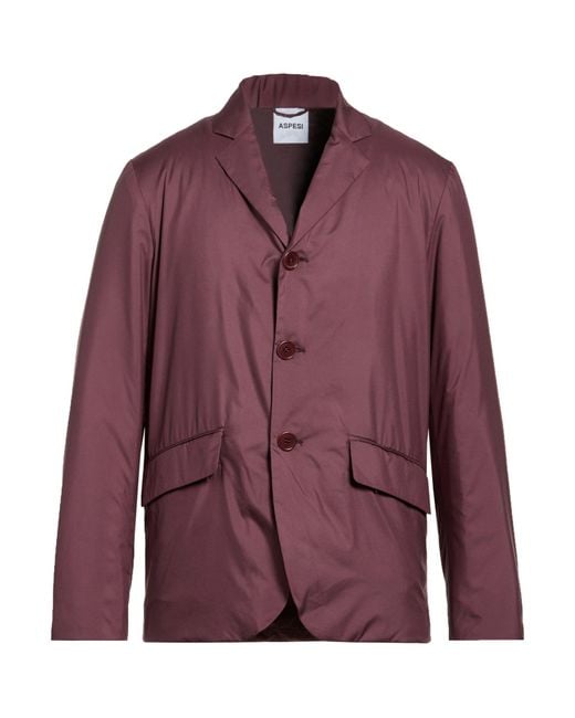 Aspesi Purple Jacket for men
