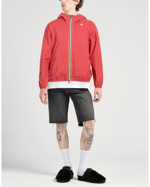 K-Way Red Jacket for men