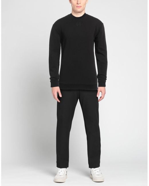 44 Label Group Black Sweatshirt Cotton for men