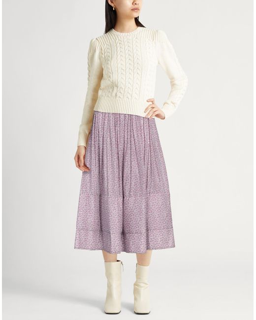 Tory Burch Purple Midi-Rock