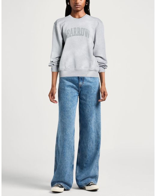 Barrow Gray Sweatshirt Cotton