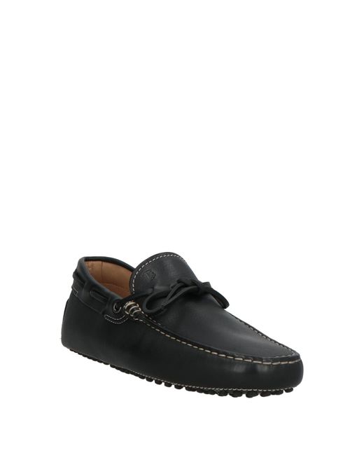 Tod's Black Loafers Leather for men