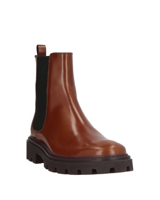 Tod's Brown Ankle Boots
