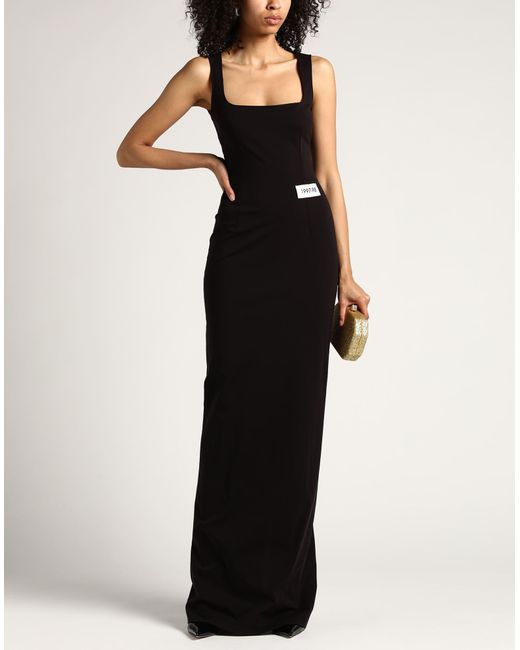Vestido largo Dolce & Gabbana de color Black