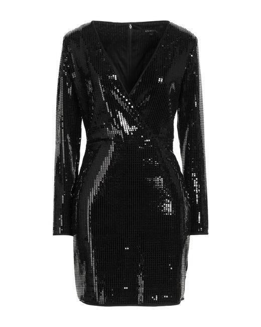 ARMANI EXCHANGE Black Mini Dress