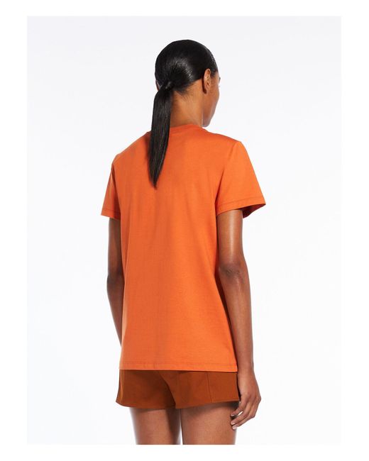 T-shirt Max Mara en coloris Orange