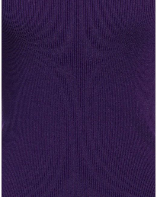 Burberry Purple Sweater Wool, Polyester