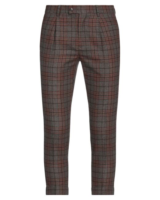 Grey Daniele Alessandrini Gray Cropped Trousers for men