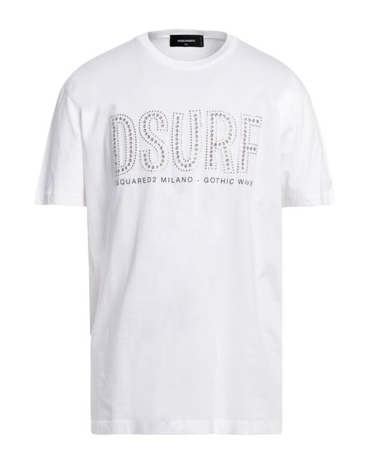 DSquared² White T-shirt for men