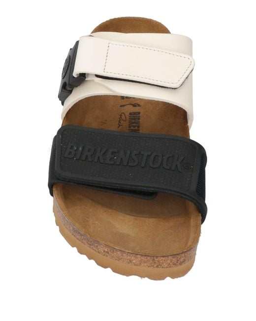 Rick Owens X Birkenstock White Sandals for men