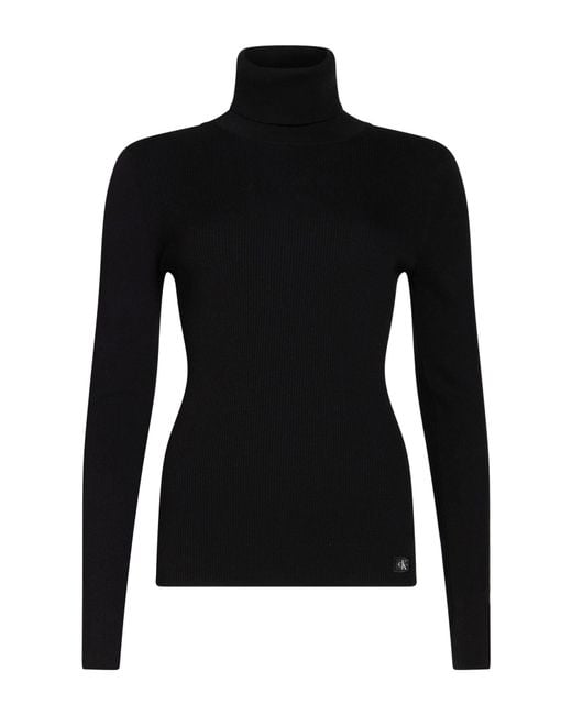 Calvin Klein Black Turtlenecks