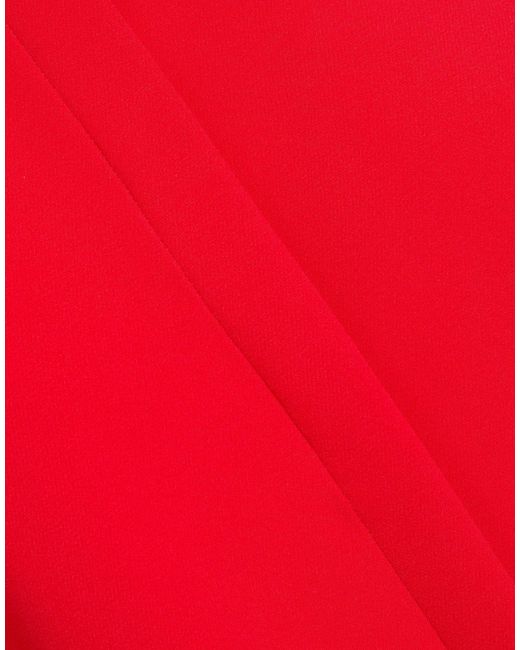 Robert Friedman Red Mini Dress Polyester, Elastane