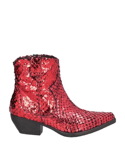 Tosca Blu Red Ankle Boots