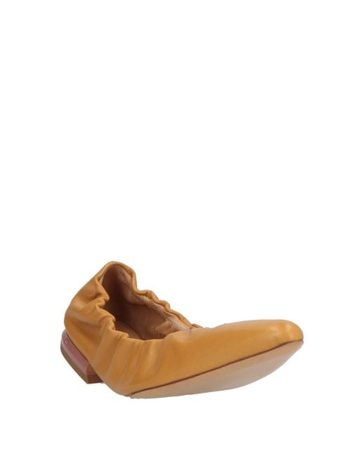 Dries Van Noten Natural Ballet Flats