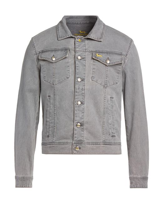 Harmont & Blaine Gray Denim Outerwear for men