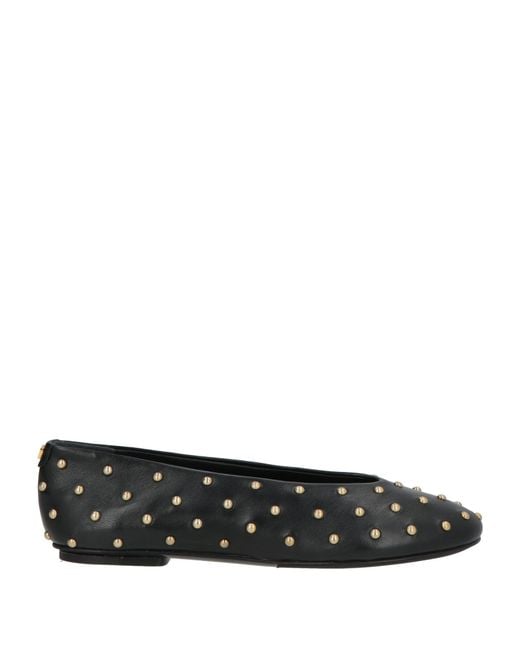 Sergio Rossi Black Ballet Flats Leather