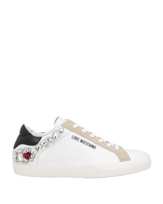 Sneakers di Love Moschino in White