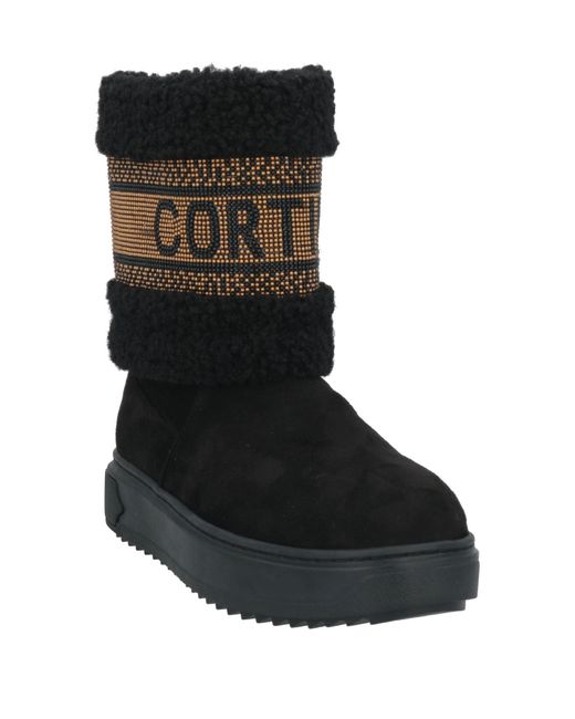 De Siena Black Ankle Boots