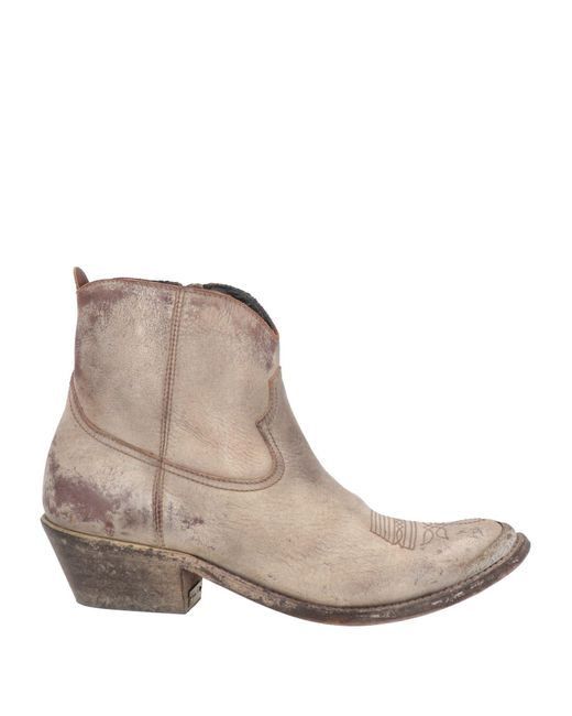 Golden Goose Deluxe Brand Natural Ankle Boots