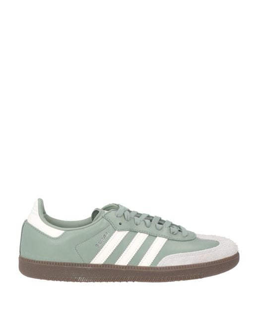Adidas Originals Green Samba Og Sneakers Leather for men