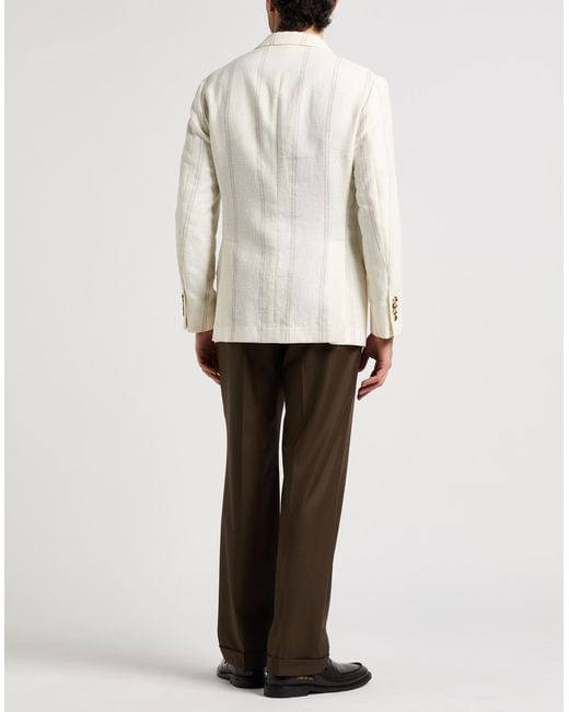 Brunello Cucinelli Natural Blazer for men