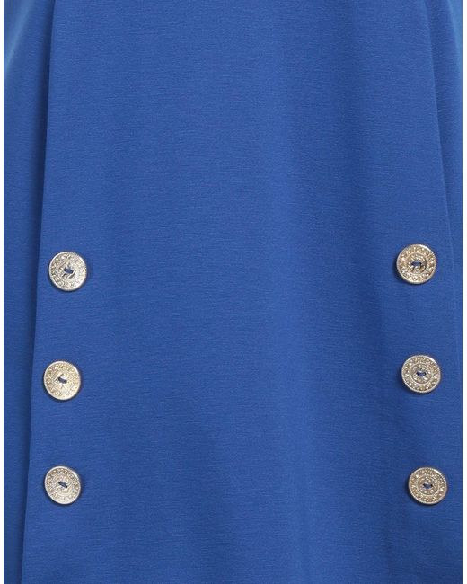 Siste's Blue Mini Dress Viscose, Polyamide, Elastane