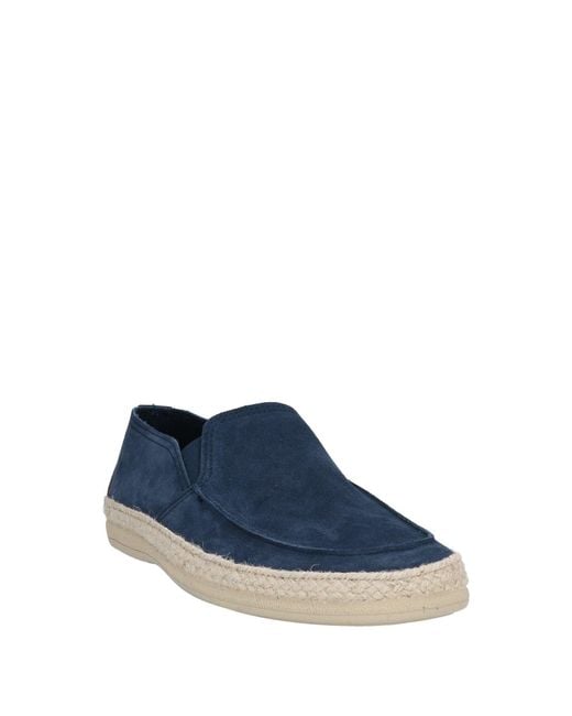 Docksteps Blue Midnight Espadrilles Leather for men