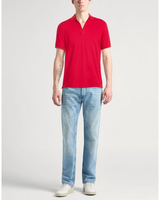 Peuterey Red Polo Shirts for men