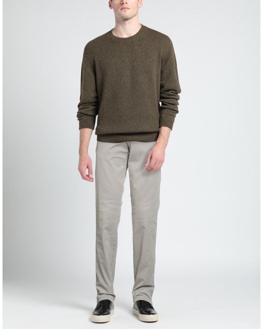 Hiltl Gray Pants Cotton, Elastane for men