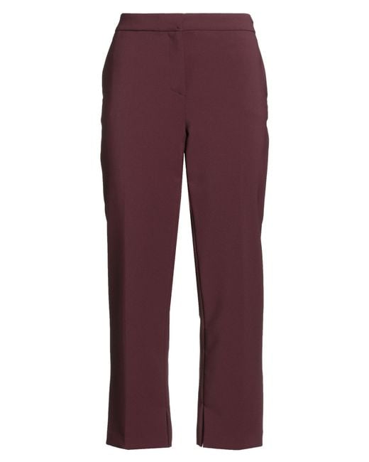 Elisabetta Franchi Purple Trouser