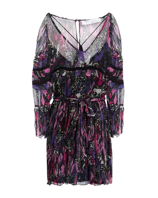 IRO Blue Mini Dress Viscose