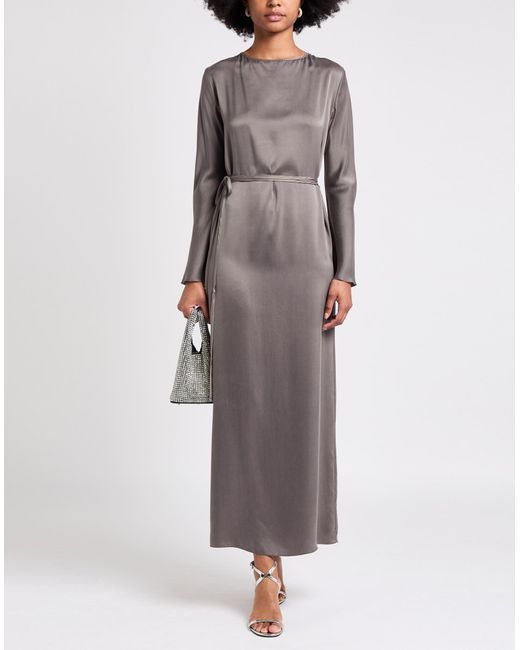 Robe longue Alysi en coloris Gray