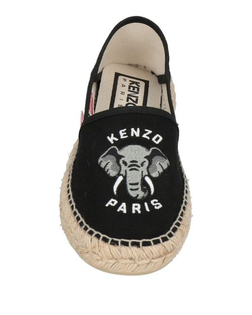 KENZO Black Espadrilles